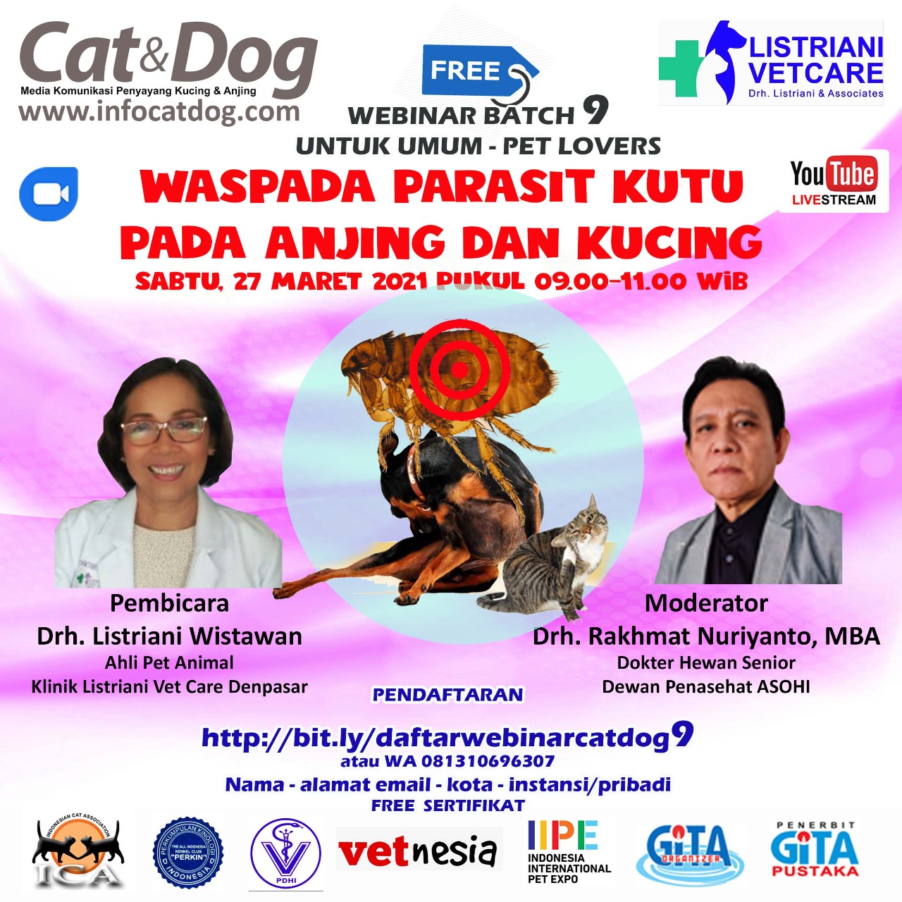 LIVESTREAMING WEBINAR CAT & DOG KE-9