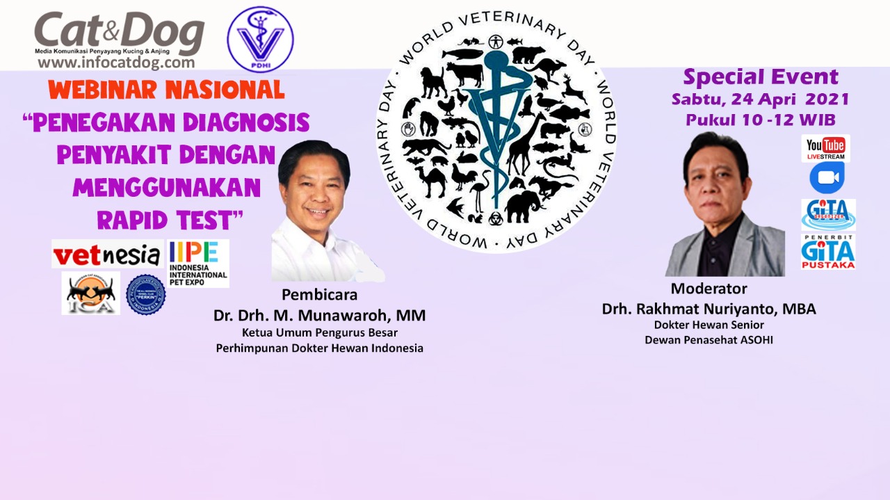 DAFTAR HADIR WEBINAR MAJALAH CAT & DOG KE-11,  24 APRIL 2021