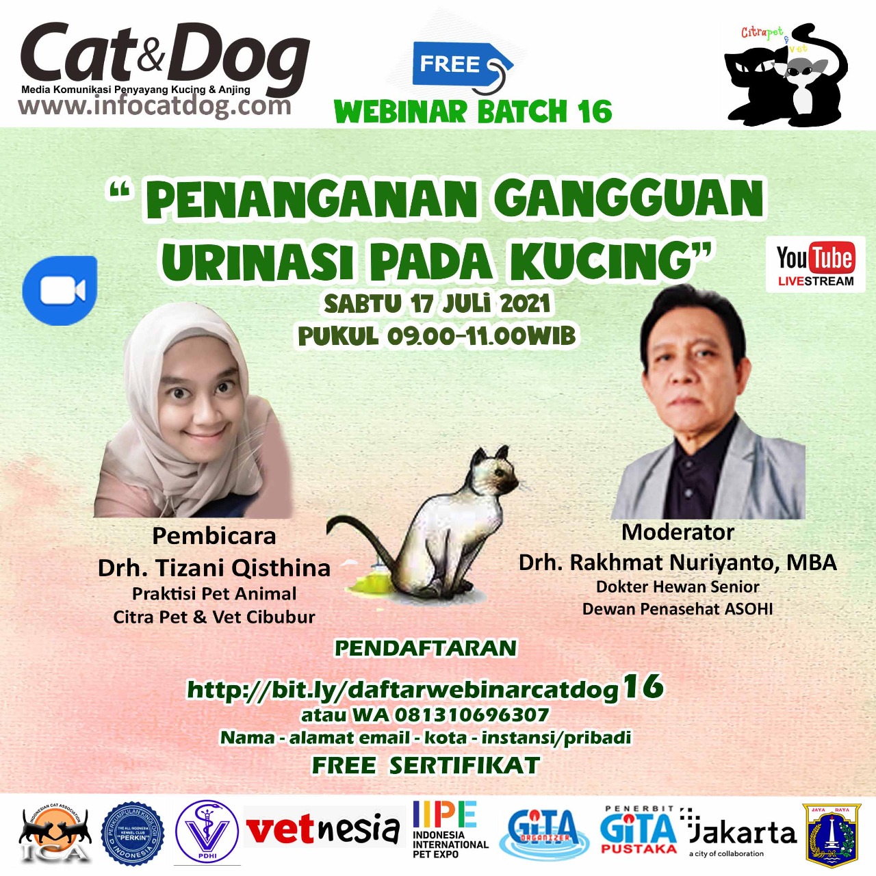 LIVESTREAMING WEBINAR CAT & DOG KE-16