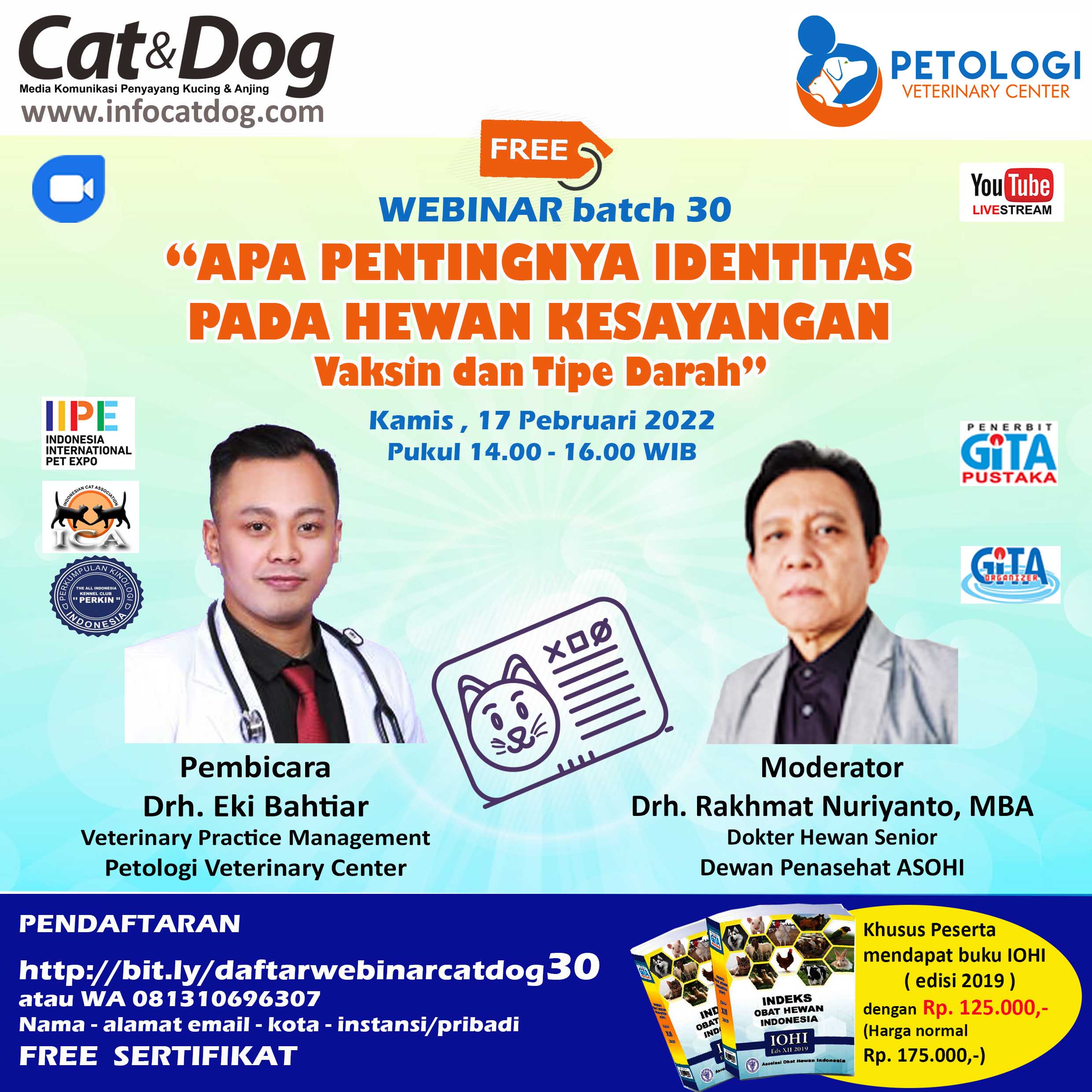 WASPADAI FELINE PANLEUCOPENIA WEBINAR BATCH 29 SABTU 5 PEBRUARI 2022 WASPADAI FELINE PANLEUCOPENIA WEBINAR BATCH 29 SABTU 5 PEBRUARI 2022