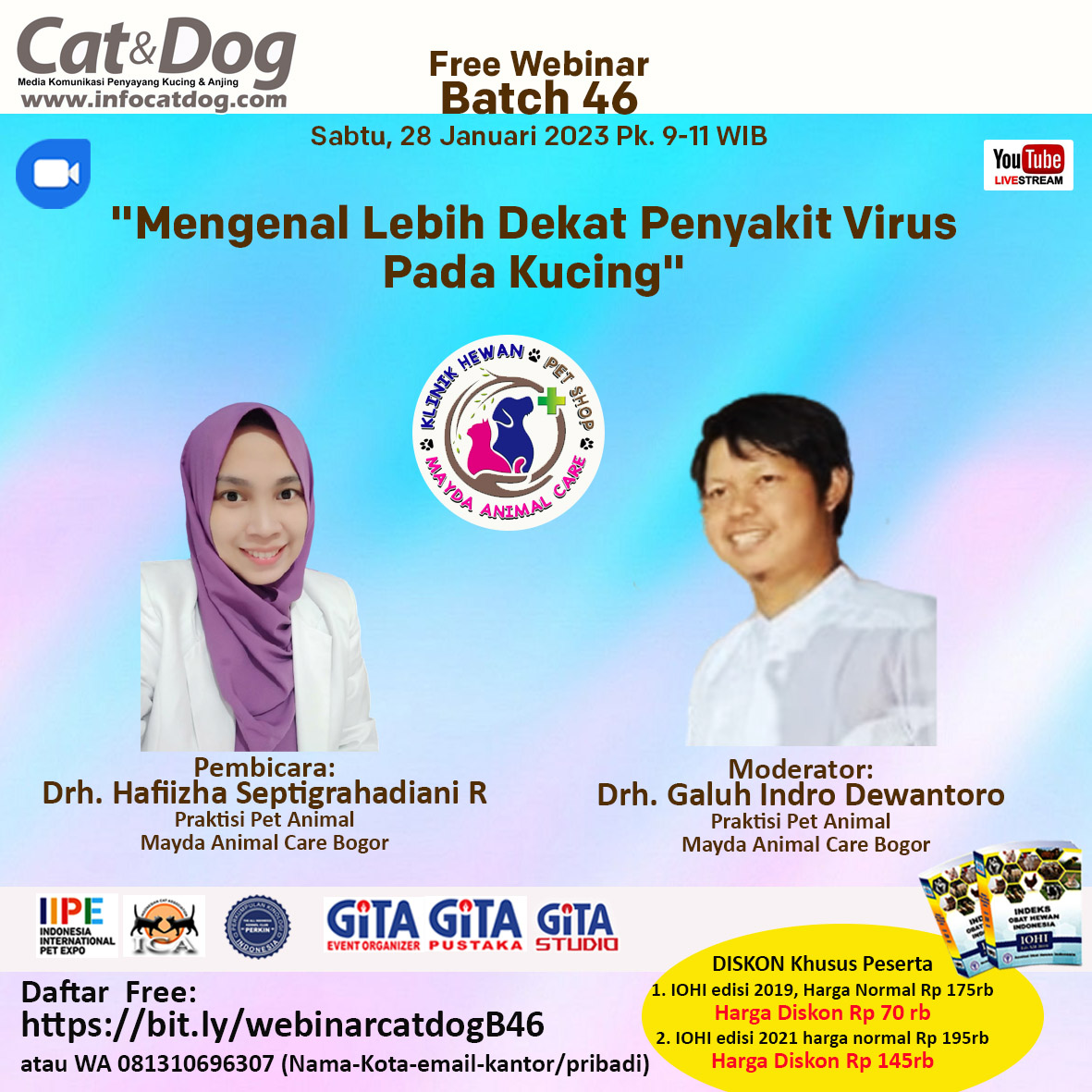 MENGENAL LEBIH DEKAT PENYAKIT VIRUS PADA KUCING WEBINAR BATCH 46 MENGENAL LEBIH DEKAT PENYAKIT VIRUS PADA KUCING WEBINAR BATCH 46