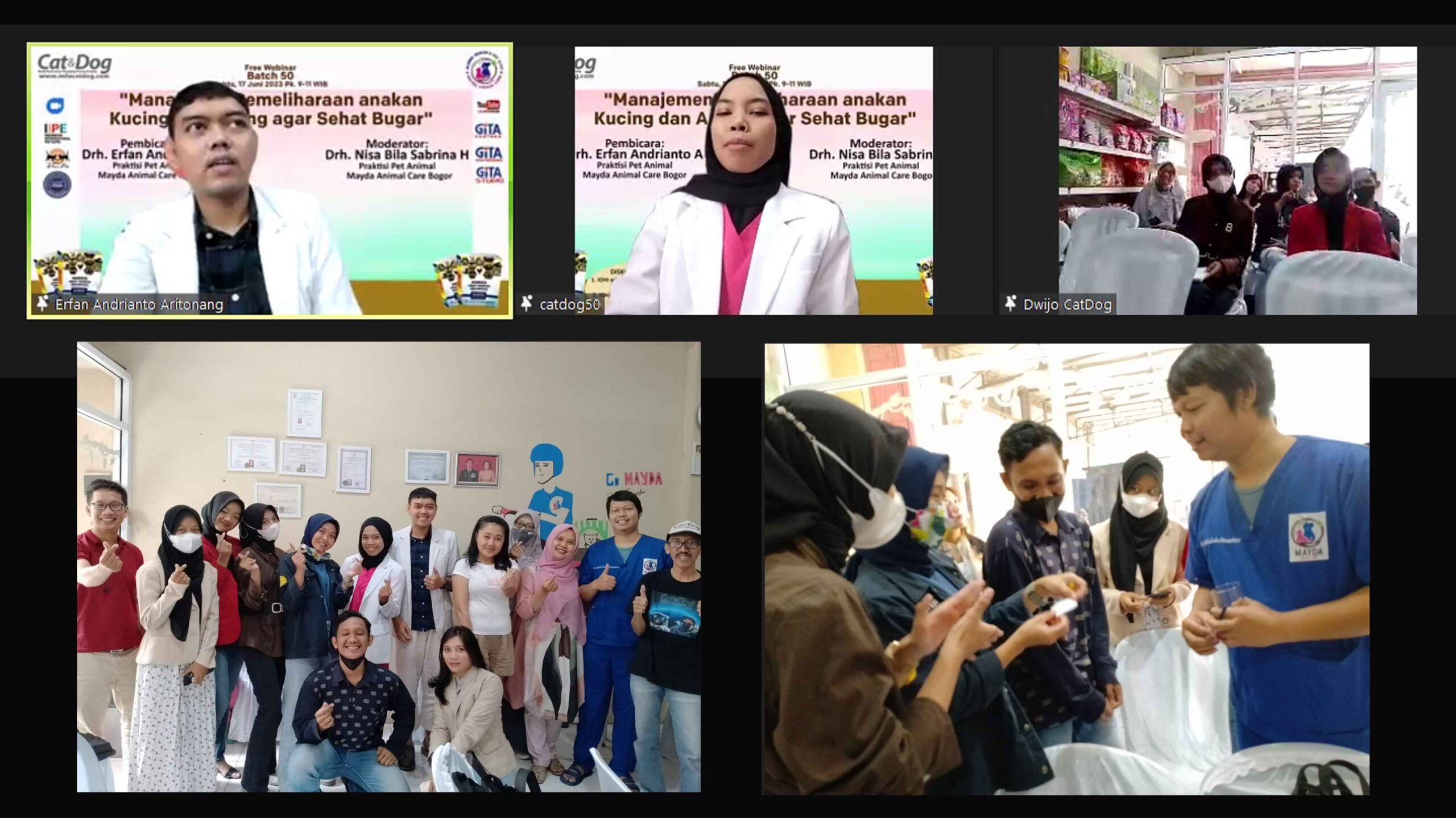 SEMINAR HYBRID MANAJEMEN PEMELIHARAAN ANAKAN KUCING DAN ANJING SEMINAR HYBRID MANAJEMEN PEMELIHARAAN ANAKAN KUCING DAN ANJING