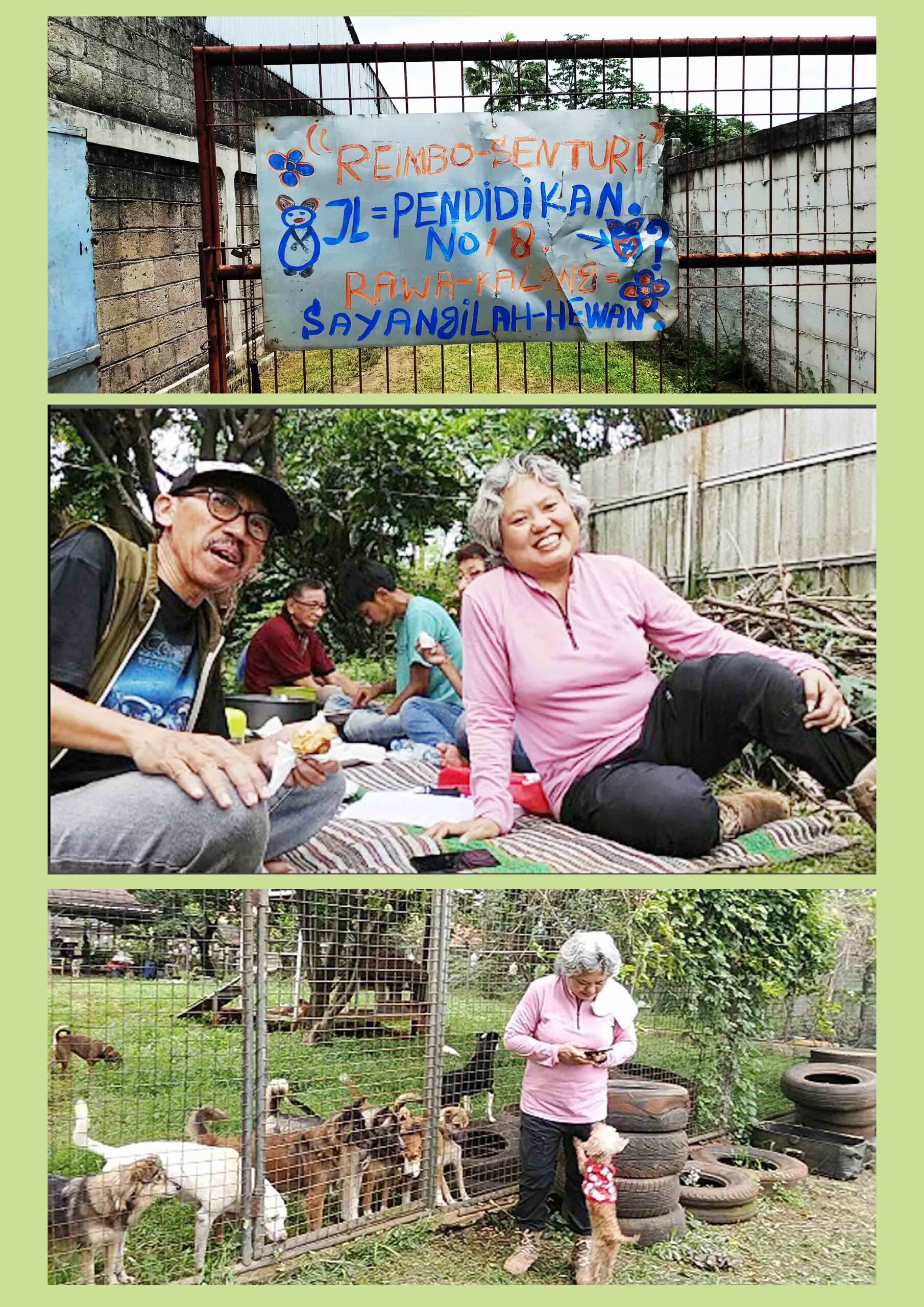 KUNJUNGAN KE RAINBOW SANCTUARY INDONESIA RAWAKALONG GUNUNG SINDUR BOGOR