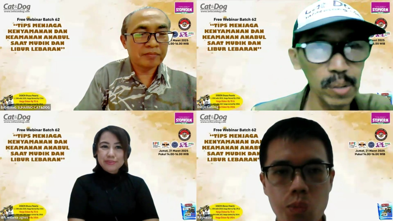 TIPS MENJAGA KENYAMANAN DAN KEAMANAN ANABUL SAAT MUDIK DAN LIBUR LEBARAN – WEBINAR BATCH 62