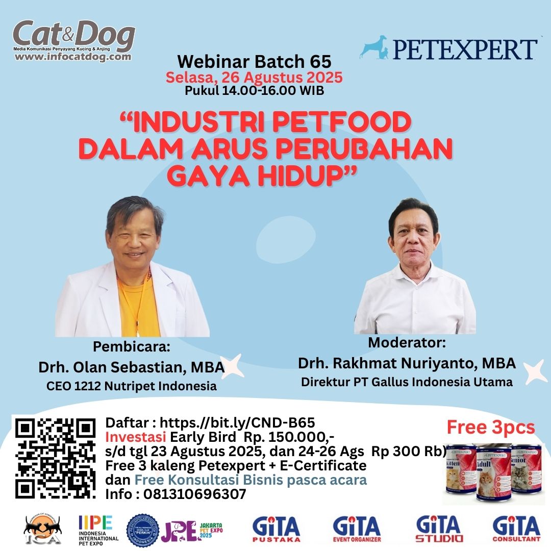 WEBINAR BATCH 65 “INDUSTRI PETFOOD DALAM ARUS PERUBAHAN GAYA HIDUP”