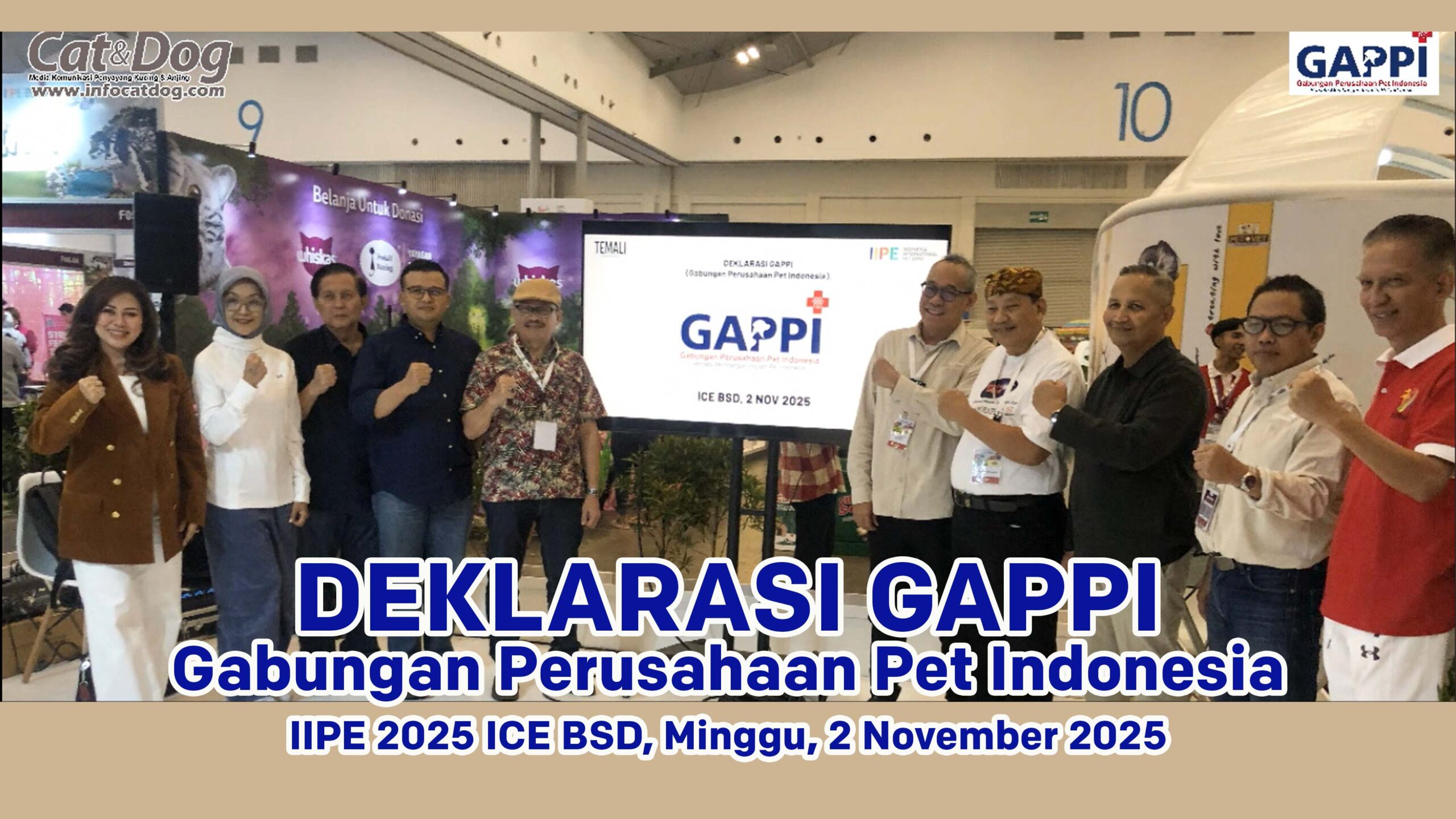 DEKLARASI “GAPPI” GABUNGAN PERUSAHAAN PET INDONESIA 2 NOVEMBER 2025