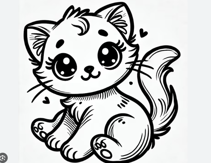 Gambar Kucing Yang Belum Diwarnai: Gratis Untuk Diunduh! Gambar Kucing Yang Belum Diwarnai: Gratis Untuk Diunduh!