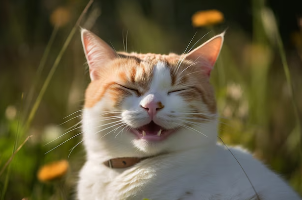 Muka Kucing Ngakak, Bikin Auto Ketawa (Freepik)